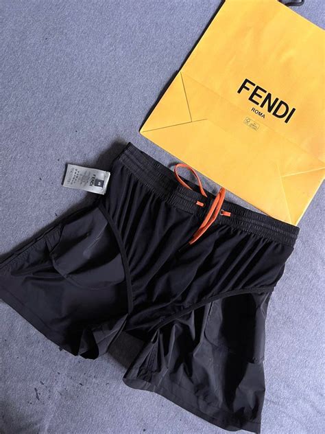 fendi swim trunks water reactive